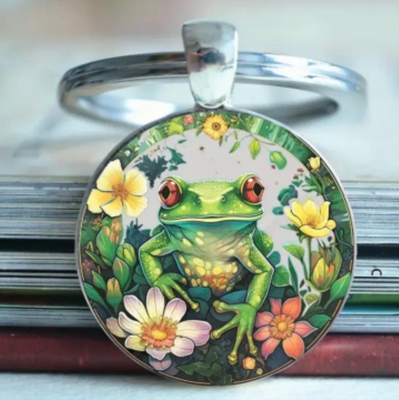 Colorful Frog Keychain - Picture 1 of 1